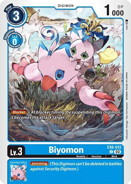 Image for Biyomon (EX6-012 C) (Infernal Ascension) - Digimon Card Game
