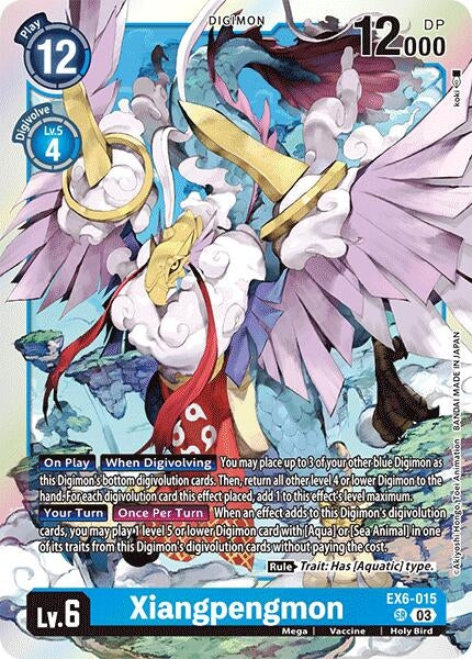 Image for Xiangpengmon (EX6-015 SR) (Infernal Ascension) - Digimon Card Game