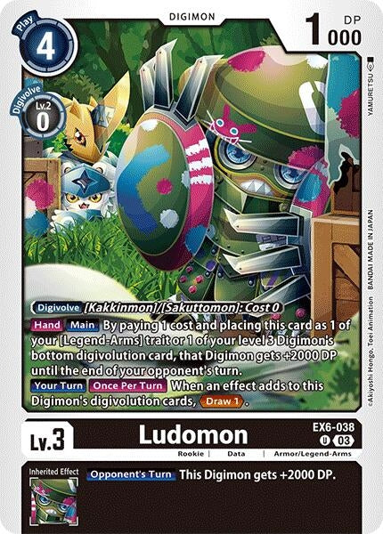 Image for Ludomon (EX6-038 U) (Infernal Ascension) - Digimon Card Game