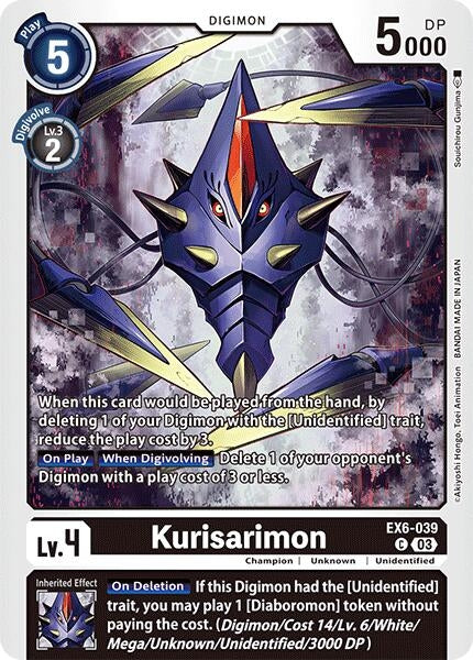 Image for Kurisarimon (EX6-039 C) (Infernal Ascension) - Digimon Card Game