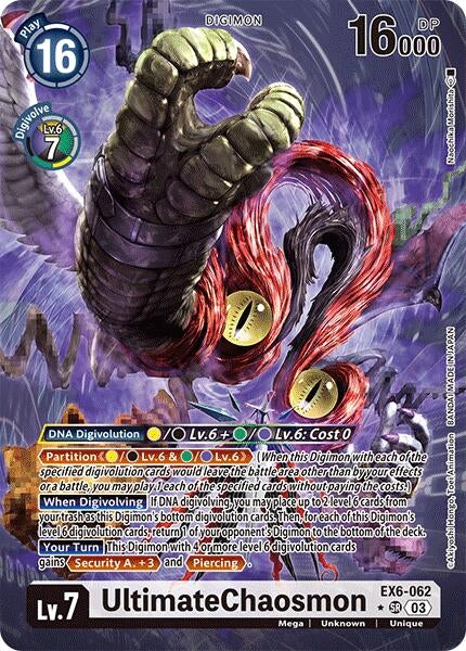 Image for UltimateChaosmon (Alternate Art) (EX6-062 SR) (Infernal Ascension) - Digimon Card Game