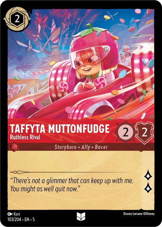 Image for Taffyta Muttonfudge - Ruthless Rival (103/204) (Shimmering Skies) - Disney Lorcana