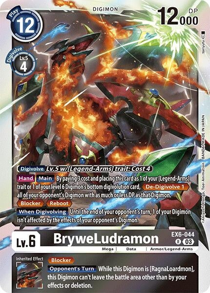 Image for BryweLudramon (EX6-044 R) (Infernal Ascension) - Digimon Card Game