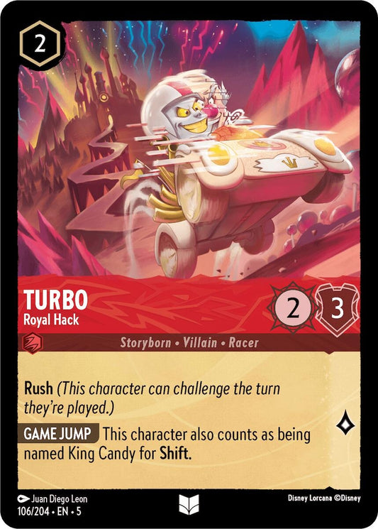 Image for Turbo - Royal Hack (106/204) (Shimmering Skies) - Disney Lorcana