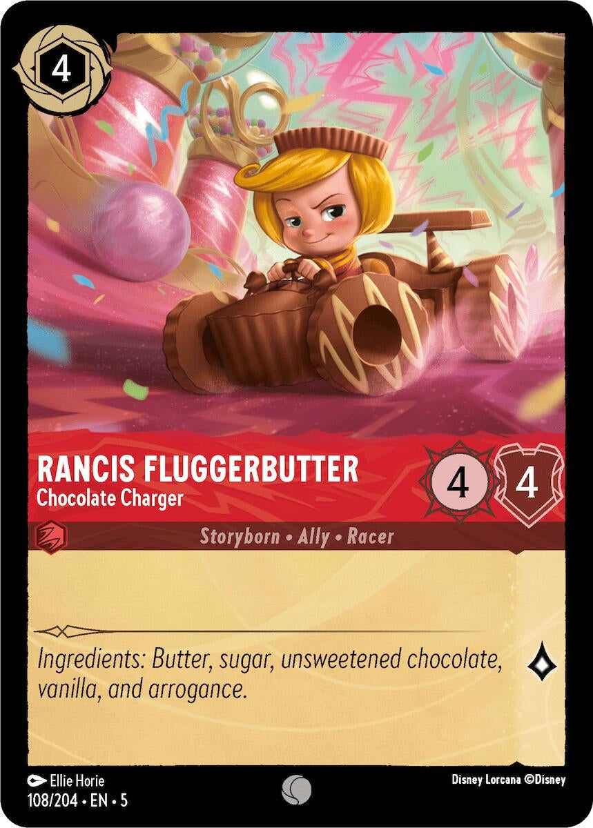 Image for Rancis Fluggerbutter - Chocolate Charger (108/204) (Shimmering Skies) - Disney Lorcana