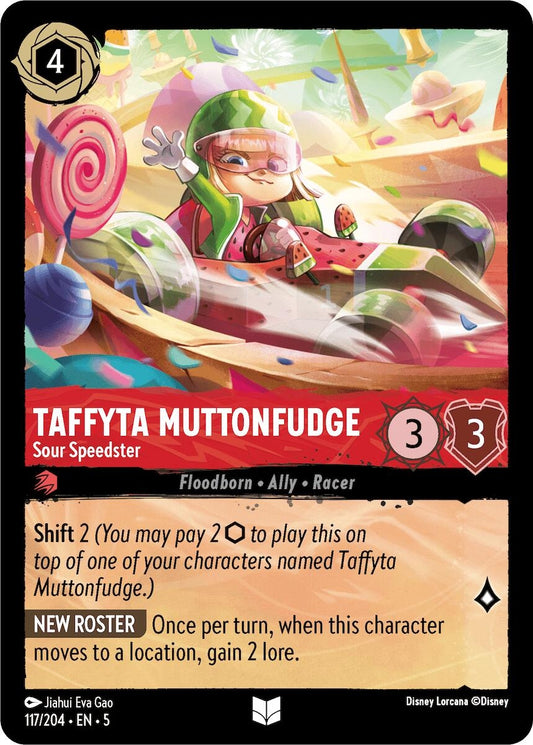 Image for Taffyta Muttonfudge - Sour Speedster (117/204) (Shimmering Skies) - Disney Lorcana