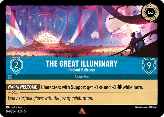 Image for The Great Illuminary - Radiant Ballroom (169/204) (Shimmering Skies) - Disney Lorcana