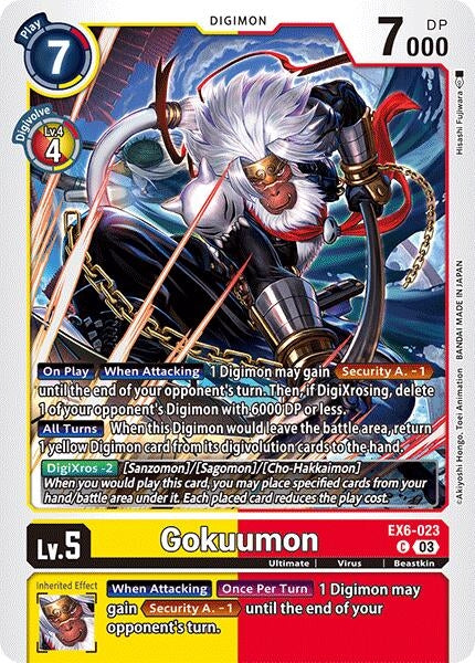 Image for Gokuumon (EX6-023 C) (Infernal Ascension) - Digimon Card Game
