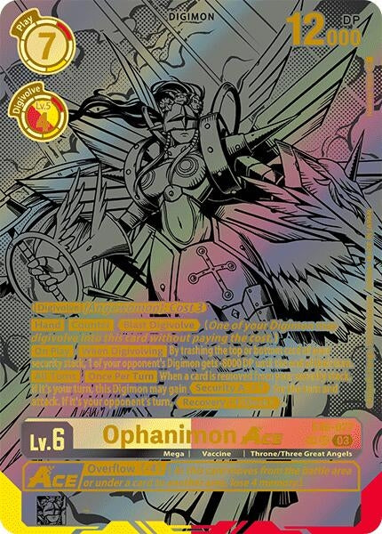 Image for Ophanimon ACE (Textured) (EX6-027 SR) (Infernal Ascension) - Digimon Card Game