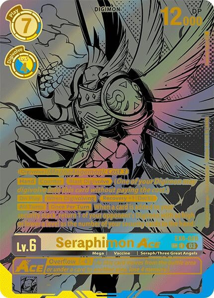 Image for Seraphimon ACE (Textured) (EX6-028 R) (Infernal Ascension) - Digimon Card Game
