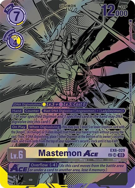 Image for Mastemon ACE (Textured) (EX6-029 SR) (Infernal Ascension) - Digimon Card Game