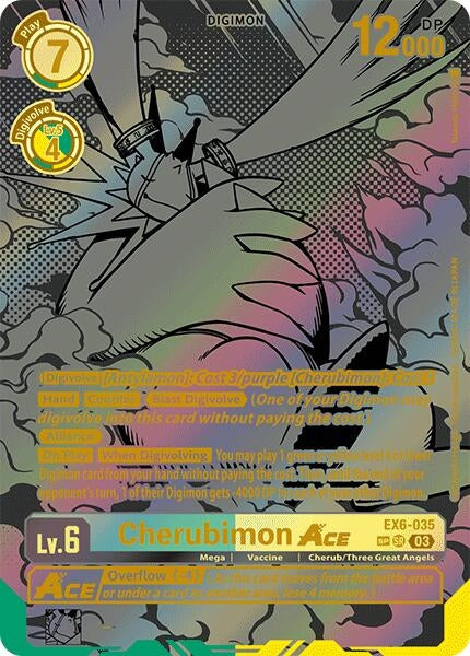 Image for Cherubimon ACE (Textured) (EX6-035 SR) (Infernal Ascension) - Digimon Card Game