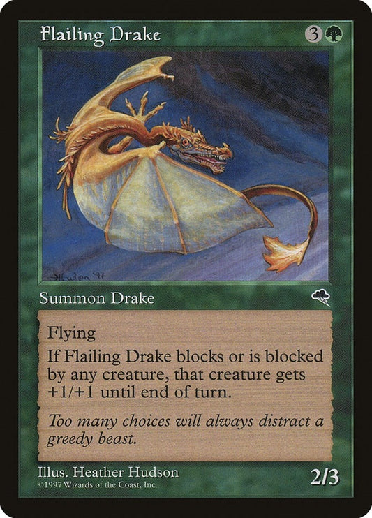 Image for Flailing Drake (227) (Tempest) - Magic: The Gathering
