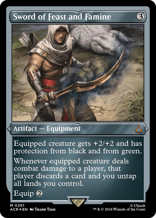Image for Sword of Feast and Famine (Foil Etched) (261) (Universes Beyond: Assassin's Creed) - Magic: The Gathering