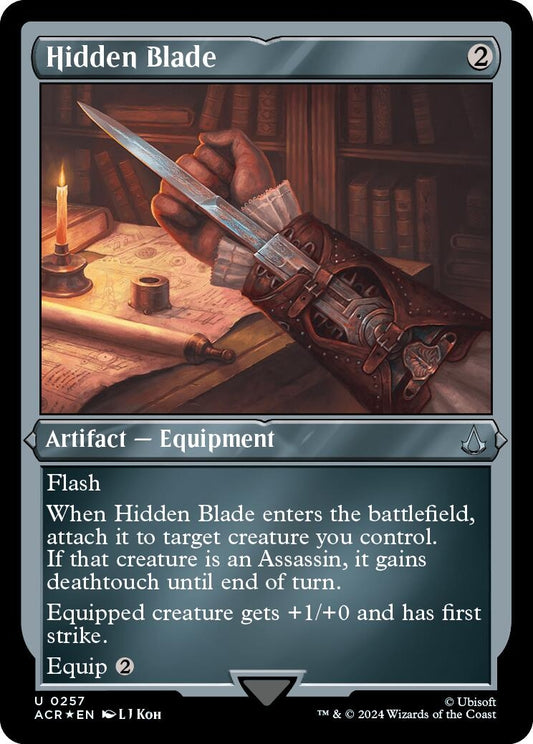 Image for Hidden Blade (Foil Etched) (257) (Universes Beyond: Assassin's Creed) - Magic: The Gathering