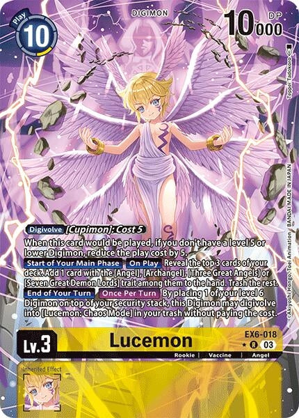 Image for Lucemon (Alternate Art) (EX6-018 R) (Infernal Ascension) - Digimon Card Game