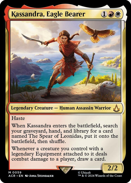 Image for Kassandra, Eagle Bearer (59) (Universes Beyond: Assassin's Creed) - Magic: The Gathering