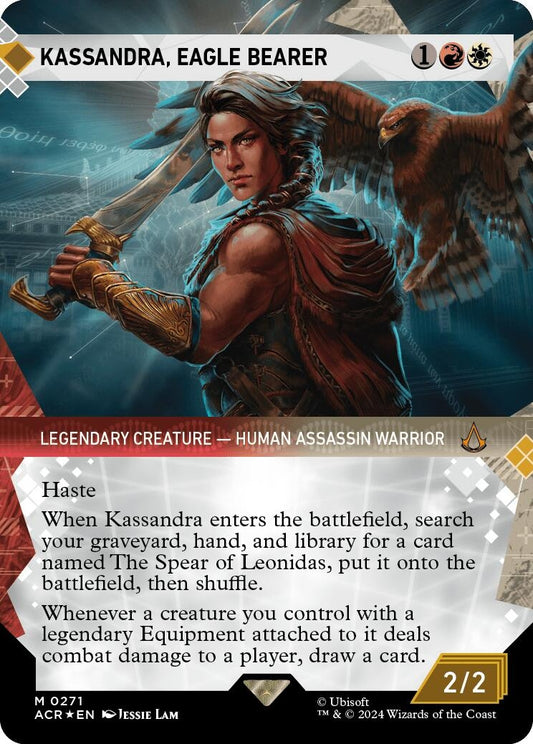 Image for Kassandra, Eagle Bearer (Showcase) (Textured Foil) (271) (Universes Beyond: Assassin's Creed) - Magic: The Gathering