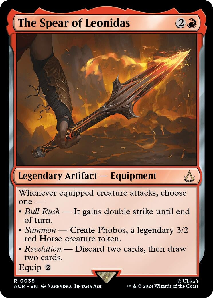 Image for The Spear of Leonidas (38) (Universes Beyond: Assassin's Creed) - Magic: The Gathering