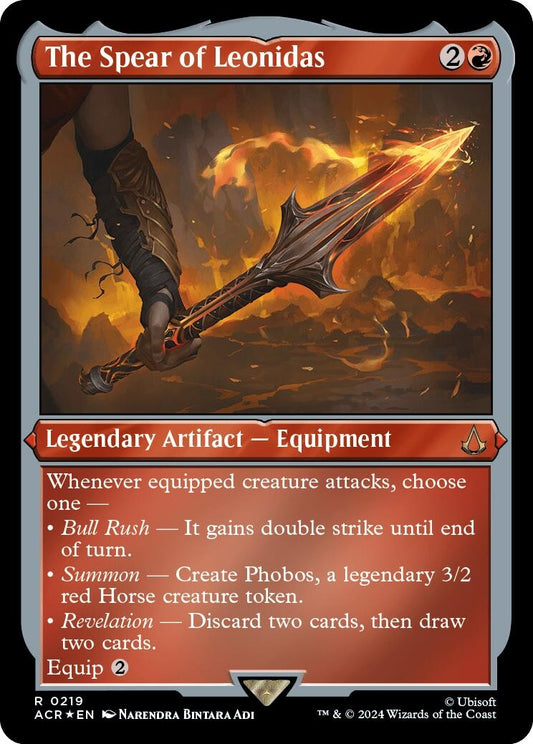 Image for The Spear of Leonidas (Foil Etched) (219) (Universes Beyond: Assassin's Creed) - Magic: The Gathering