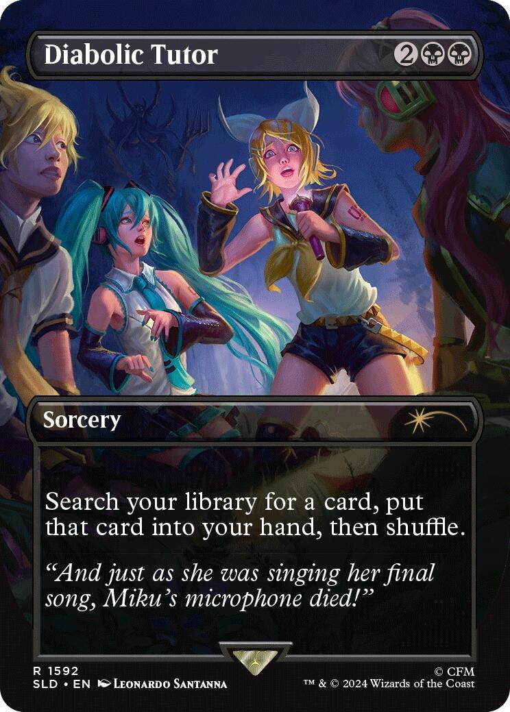 Image for Diabolic Tutor (1592) (1592) (Secret Lair Drop Series) - Magic: The Gathering