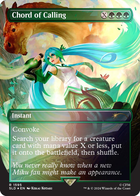 Image for Chord of Calling (Rainbow Foil) (1595) (Secret Lair Drop Series) - Magic: The Gathering