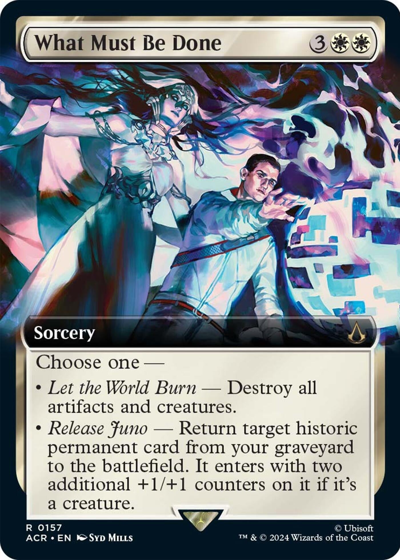 Image for What Must Be Done (Extended Art) (157) (Universes Beyond: Assassin's Creed) - Magic: The Gathering