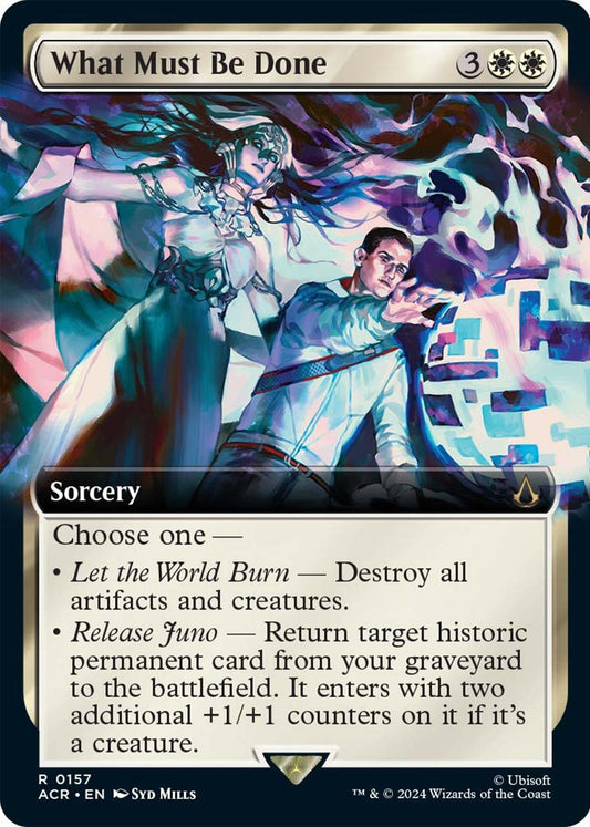 Image for What Must Be Done (Extended Art) (157) (Universes Beyond: Assassin's Creed) - Magic: The Gathering