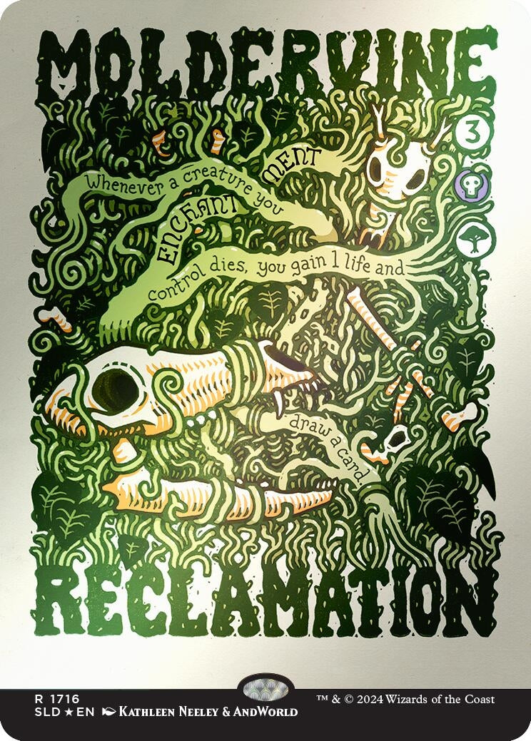 Image for Moldervine Reclamation (Rainbow Foil) (1716) (Secret Lair Drop Series) - Magic: The Gathering
