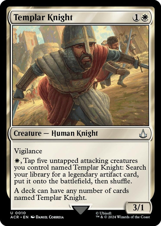 Image for Templar Knight (10) (Universes Beyond: Assassin's Creed) - Magic: The Gathering