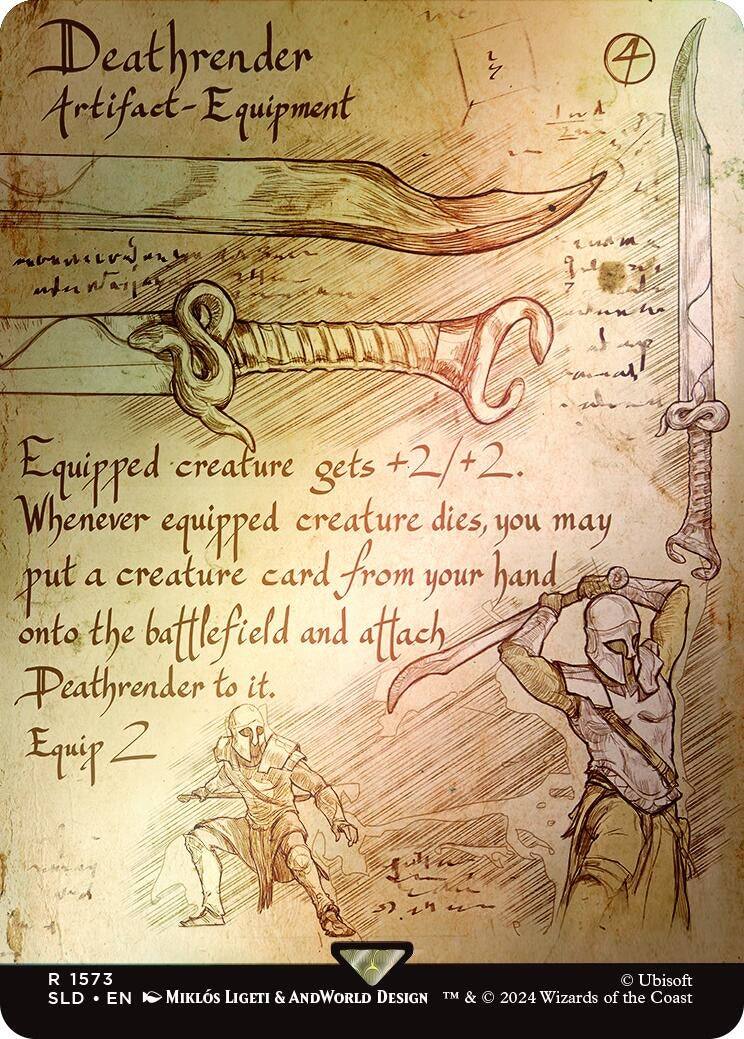 Image for Deathrender (Rainbow Foil) (1573) (Secret Lair Drop Series) - Magic: The Gathering