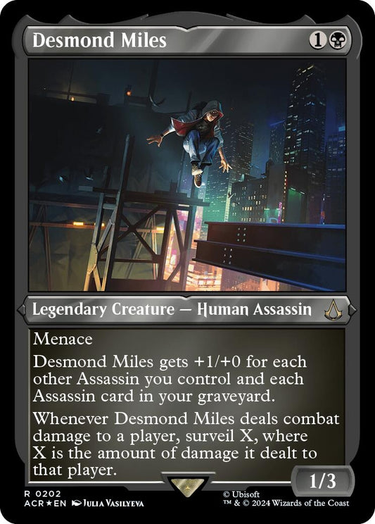 Image for Desmond Miles (Foil Etched) (202) (Universes Beyond: Assassin's Creed) - Magic: The Gathering