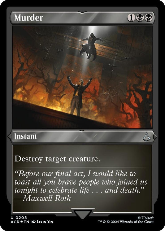 Image for Murder (Foil Etched) (208) (Universes Beyond: Assassin's Creed) - Magic: The Gathering
