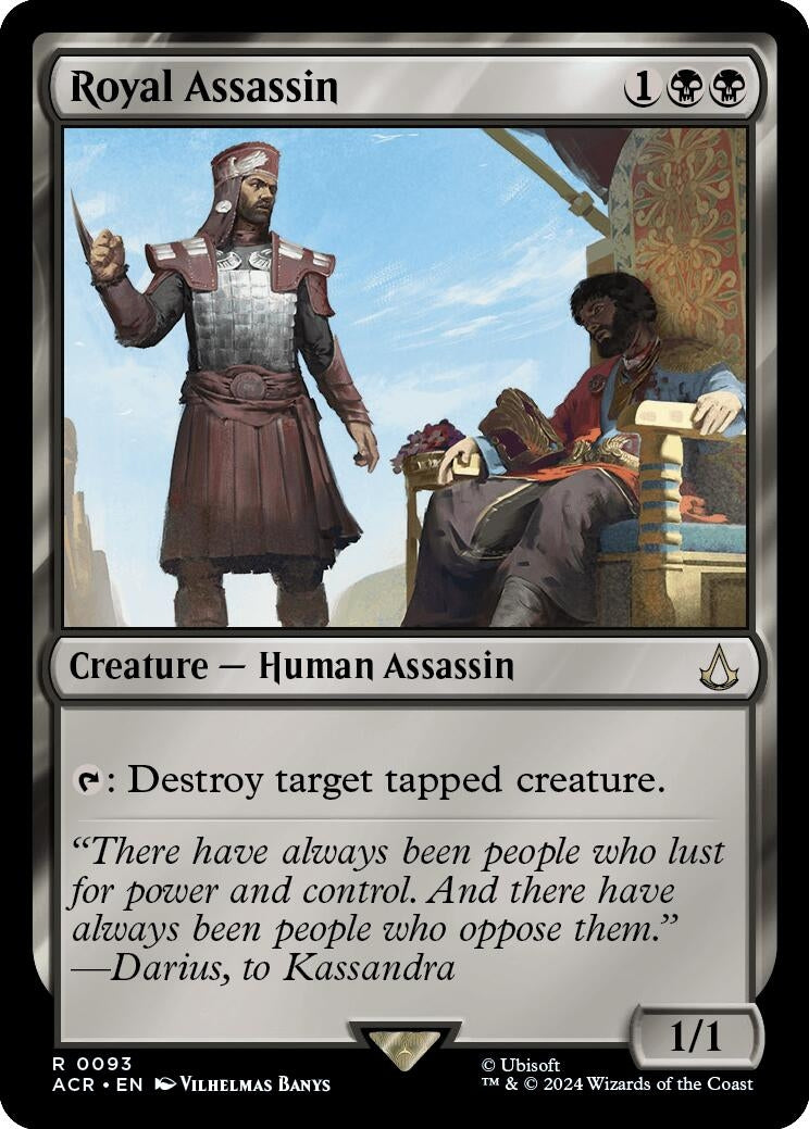 Image for Royal Assassin (93) (Universes Beyond: Assassin's Creed) - Magic: The Gathering
