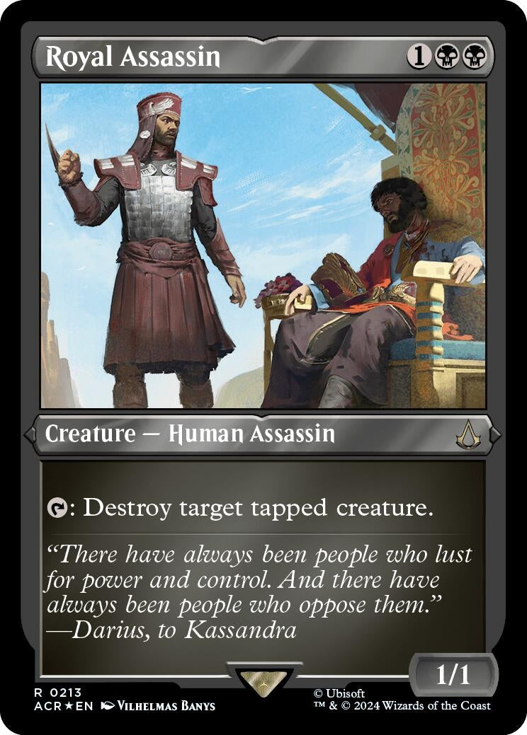 Image for Royal Assassin (Foil Etched) (213) (Universes Beyond: Assassin's Creed) - Magic: The Gathering