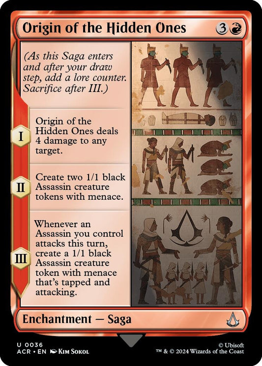 Image for Origin of the Hidden Ones (36) (Universes Beyond: Assassin's Creed) - Magic: The Gathering