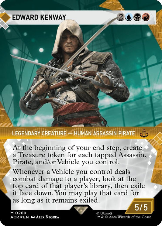 Image for Edward Kenway (Showcase) (Textured Foil) (269) (Universes Beyond: Assassin's Creed) - Magic: The Gathering