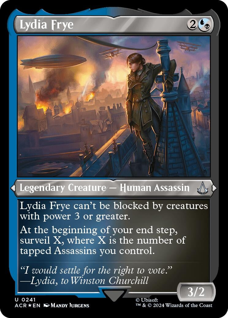 Image for Lydia Frye (Foil Etched) (241) (Universes Beyond: Assassin's Creed) - Magic: The Gathering
