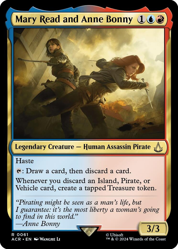 Image for Mary Read and Anne Bonny (61) (Universes Beyond: Assassin's Creed) - Magic: The Gathering