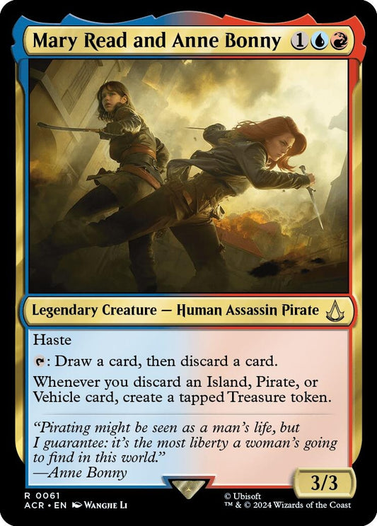 Image for Mary Read and Anne Bonny (61) (Universes Beyond: Assassin's Creed) - Magic: The Gathering