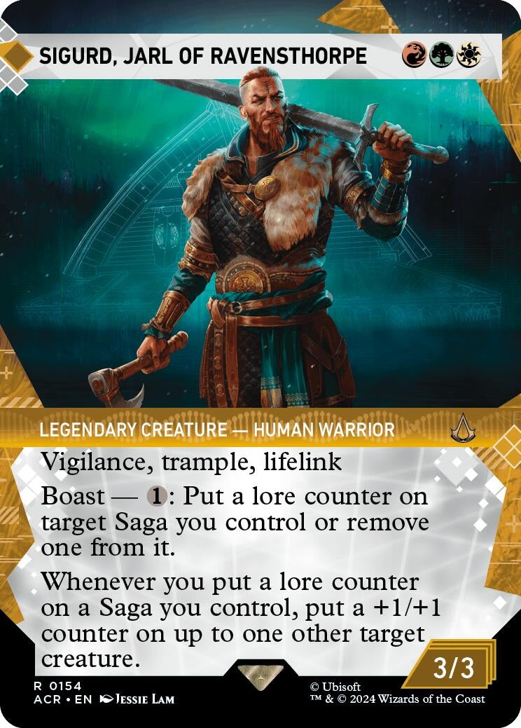 Image for Sigurd, Jarl of Ravensthorpe (Showcase) (154) (Universes Beyond: Assassin's Creed) - Magic: The Gathering