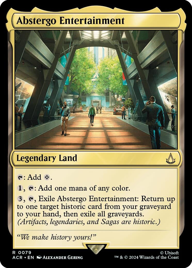 Image for Abstergo Entertainment (79) (Universes Beyond: Assassin's Creed) - Magic: The Gathering