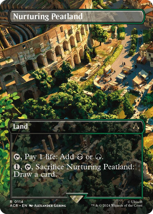 Image for Nurturing Peatland (Borderless) (114) (Universes Beyond: Assassin's Creed) - Magic: The Gathering