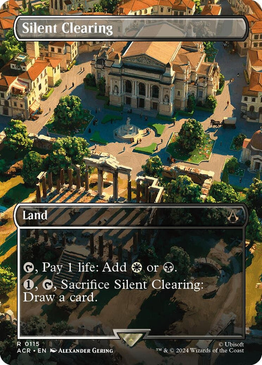 Image for Silent Clearing (Borderless) (115) (Universes Beyond: Assassin's Creed) - Magic: The Gathering