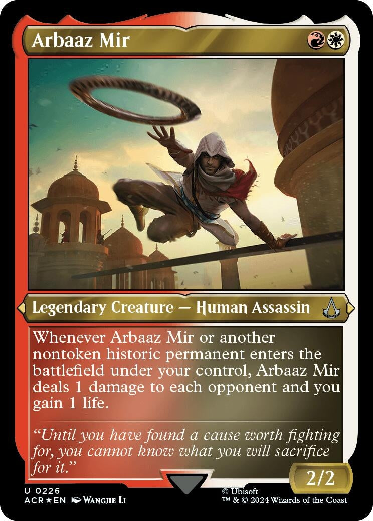 Image for Arbaaz Mir (Foil Etched) (226) (Universes Beyond: Assassin's Creed) - Magic: The Gathering