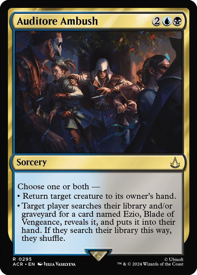 Image for Auditore Ambush (295) (Universes Beyond: Assassin's Creed) - Magic: The Gathering