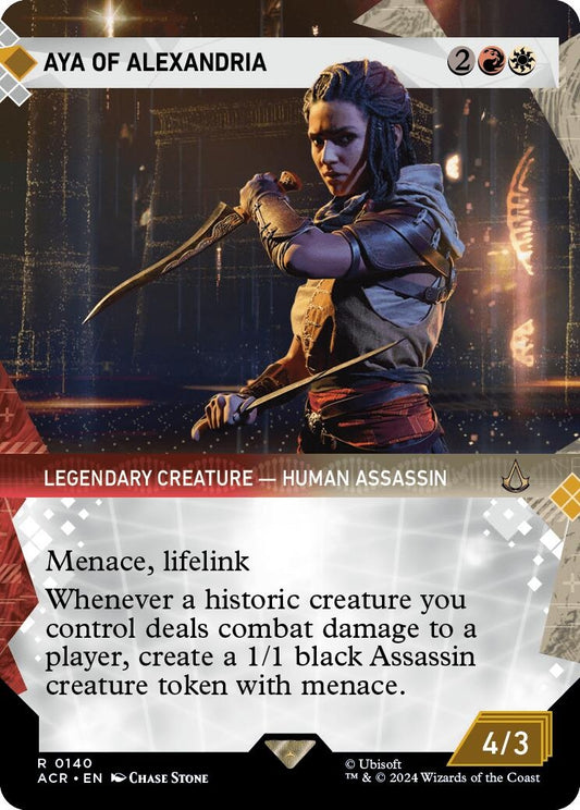 Image for Aya of Alexandria (Showcase) (140) (Universes Beyond: Assassin's Creed) - Magic: The Gathering