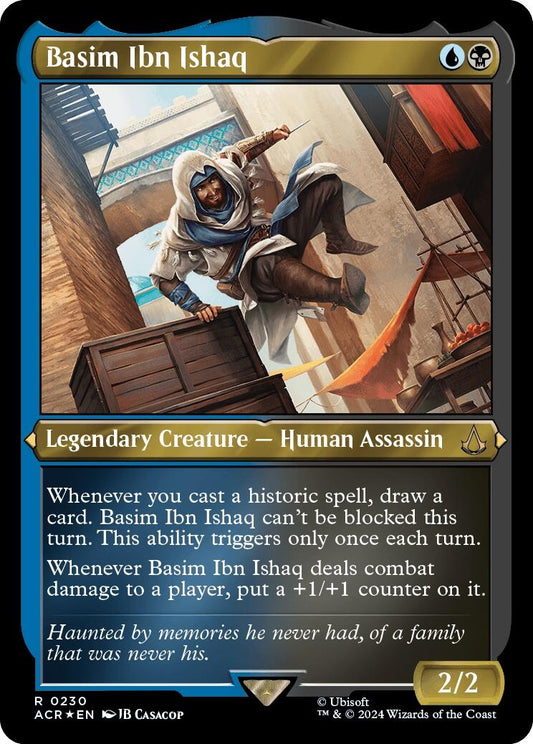 Image for Basim Ibn Ishaq (Foil Etched) (230) (Universes Beyond: Assassin's Creed) - Magic: The Gathering