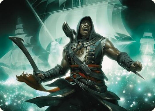 Image for Adewale, Breaker of Chains Art Card (14) (Art Series: Universes Beyond: Assassin's Creed) - Magic: The Gathering