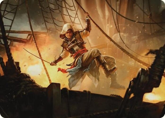 Image for Edward Kenway Art Card (5) (Art Series: Universes Beyond: Assassin's Creed) - Magic: The Gathering